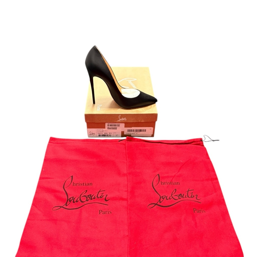 Christian Louboutin Black Leather Pumps